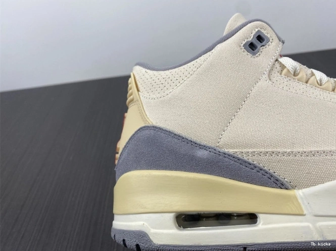 Cheap TBK Retro 3 Air Jordan DH7139-100 Muslin 0806